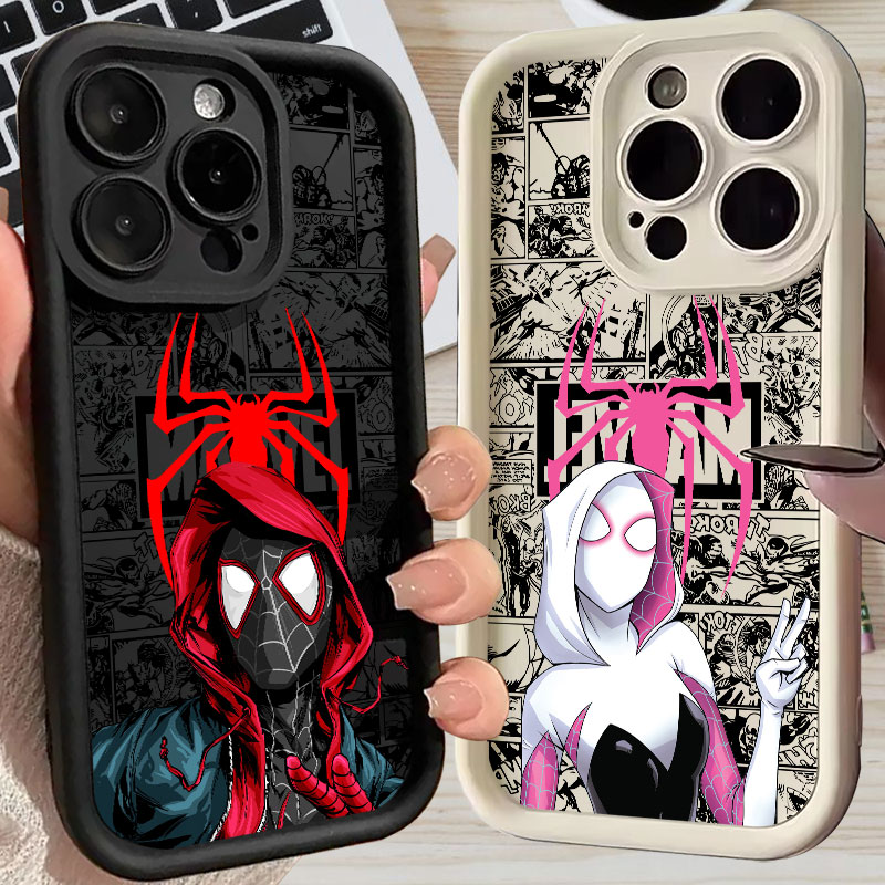 Phone Cases For Iphone 16 - Spiderman Miles Morales Gwen Marvel Comics