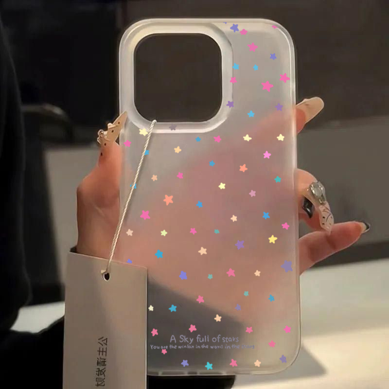 Phone Cases Pinterest - Colorful Star Phone Case For iPhone