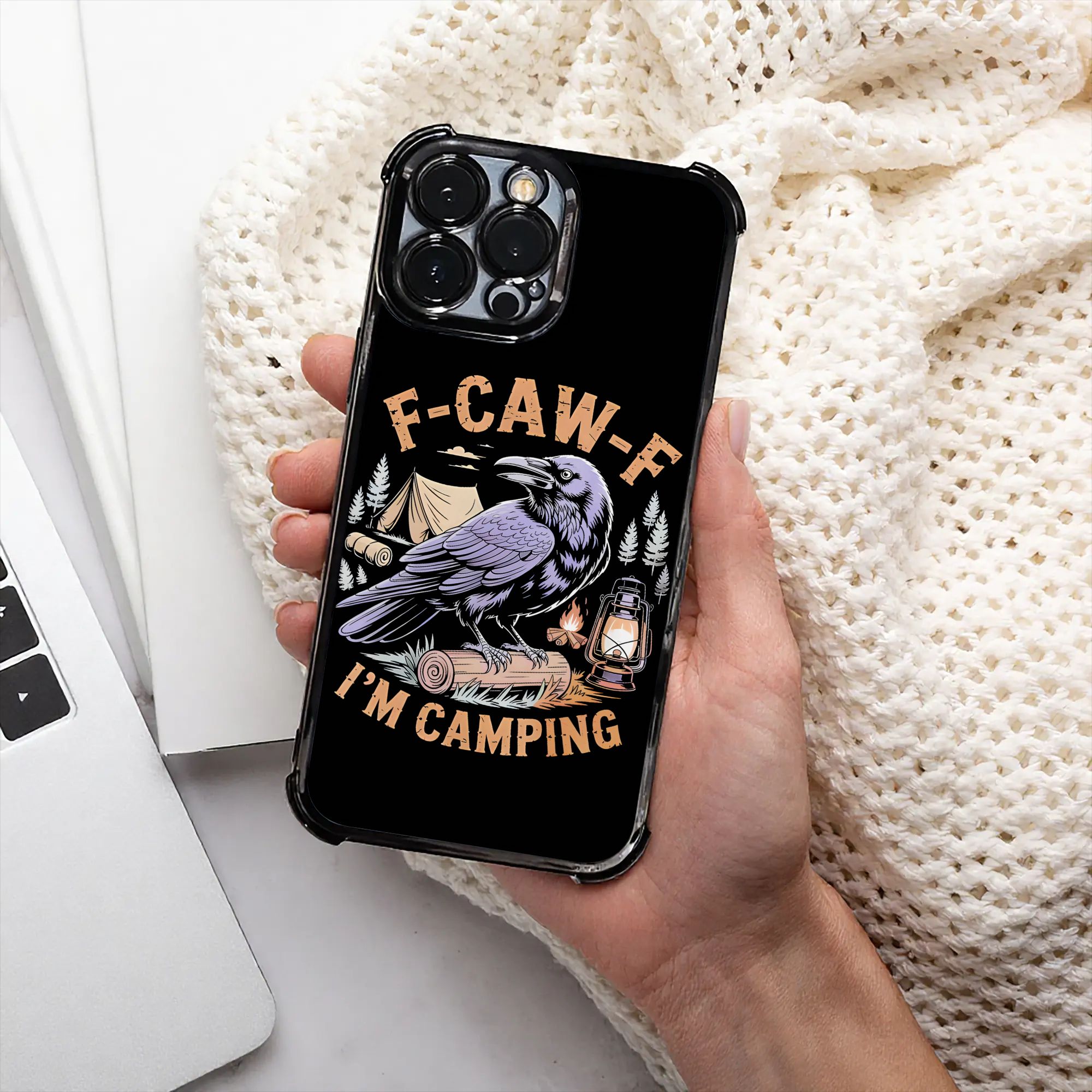 Phone Cases Funny - Funny Raven F CAW F I'm