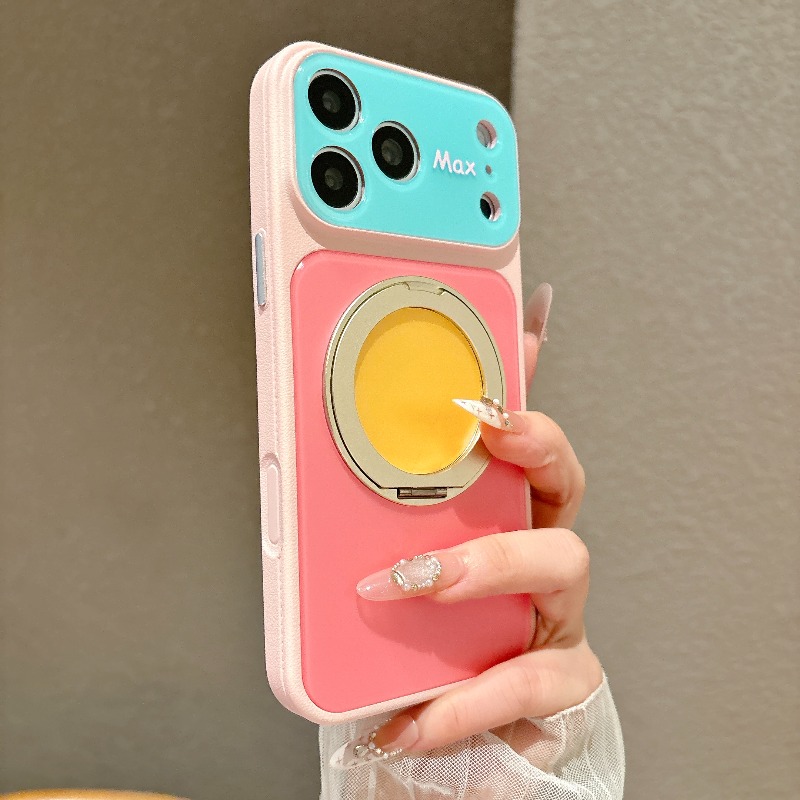 Ring Stand Case - Luxury Camera Protection Ring Magnetic Stand