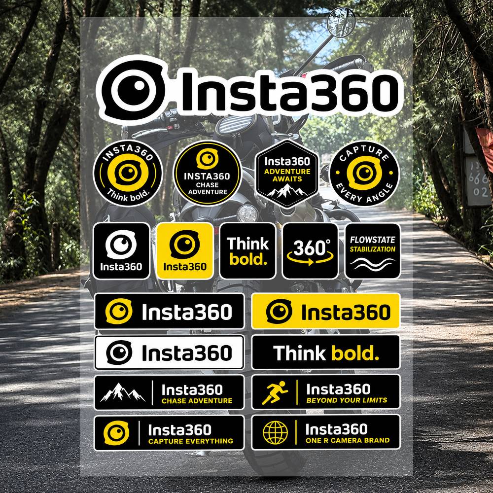 Phone Cases Brand - A-I-Insta-A 3-360 Streetwear Brand Stickers Set
