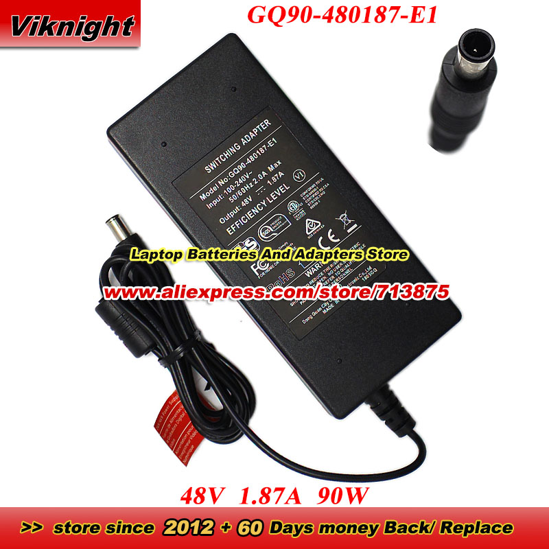 Phone Cases Uk - 48V 1.87A 90W GQ90-480187-E1 AC Adapter