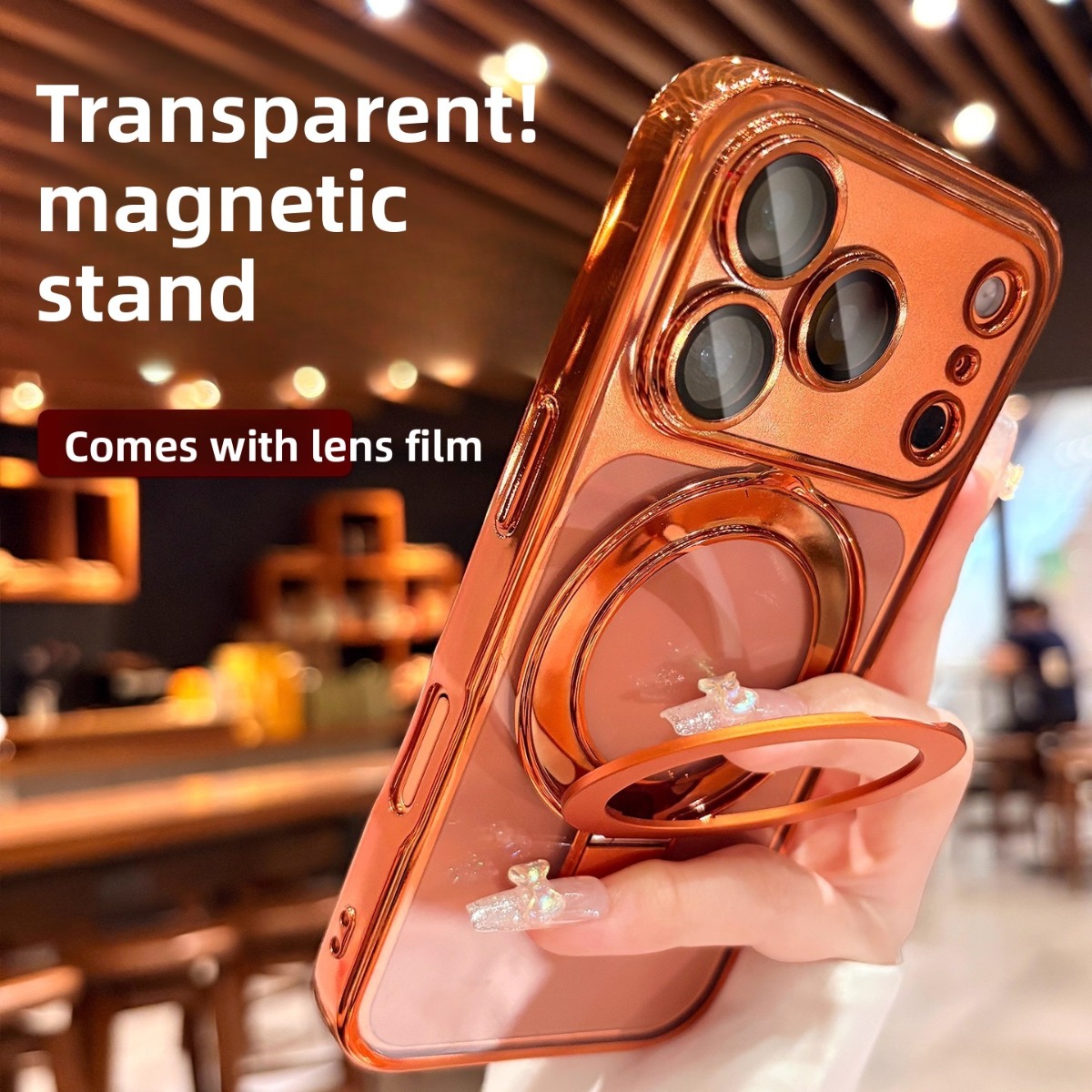 Ring Stand Case - For Magsafe Magnetic Bracket Phone Case