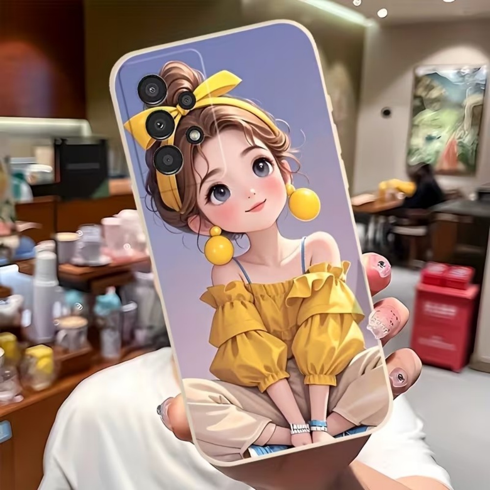 Phone Cases Galaxy S26 - Cute Cartoon Girl Pattern Design Phone