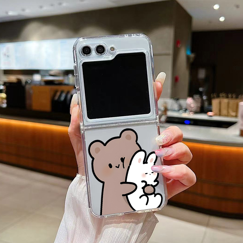 Funny Bunny Bear Paired Couple - đánh giá và giá Phone Cases Funny