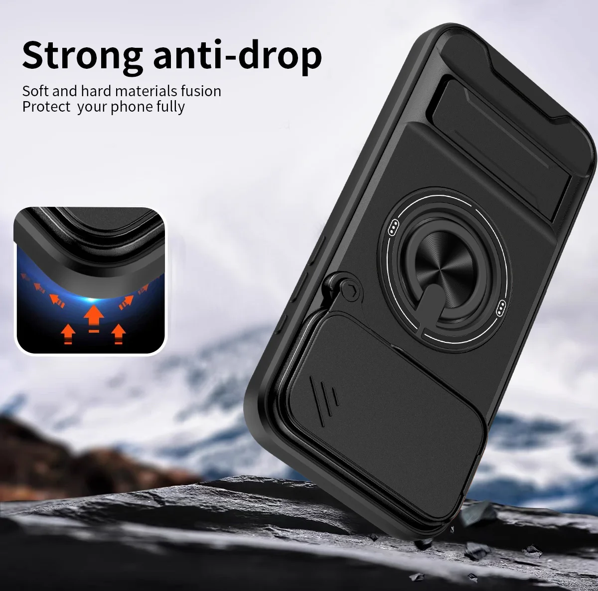 Magnetic Phone Case for IPhone - đánh giá và giá Ring Stand Case