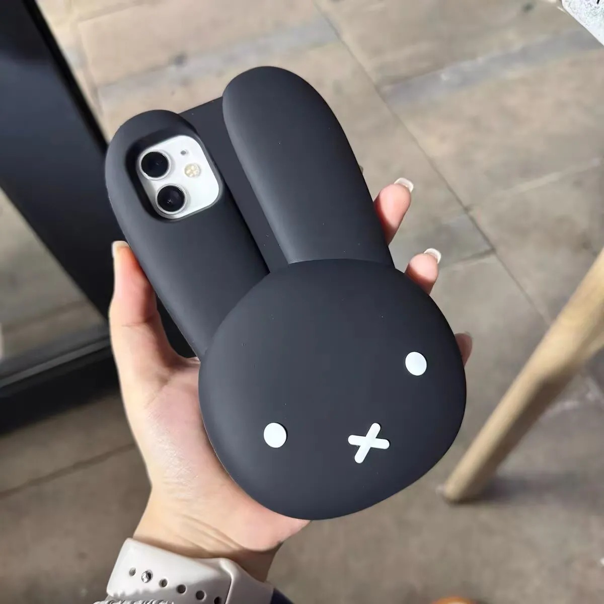 Miffy Rabbit Black Silicone Ph - đánh giá và giá Phone Cases Big W