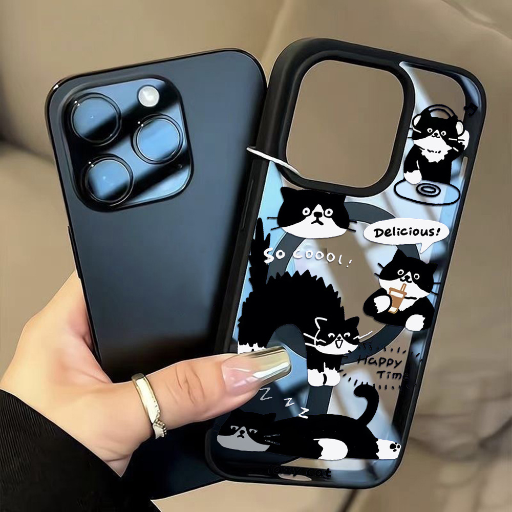 Funny Black Cat Wireless Charg - đánh giá và giá Phone Cases Funny