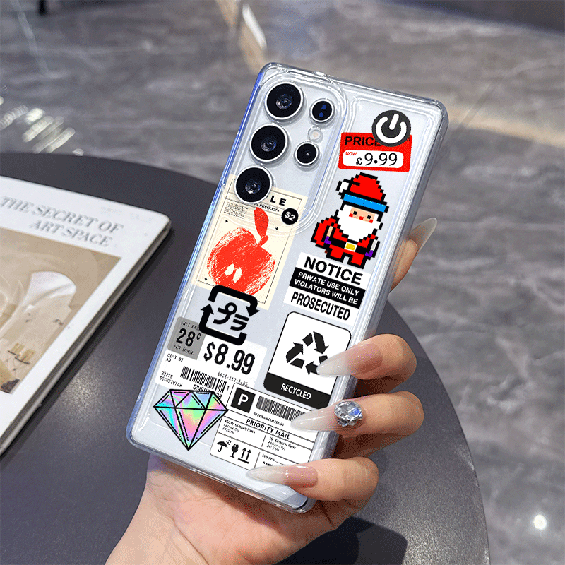 Funny Mix Labels Collage Stick - đánh giá và giá Phone Cases Funny
