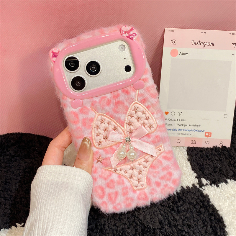 Pearl Bikini Design Plush Case - đánh giá và giá Apple Iphone 15