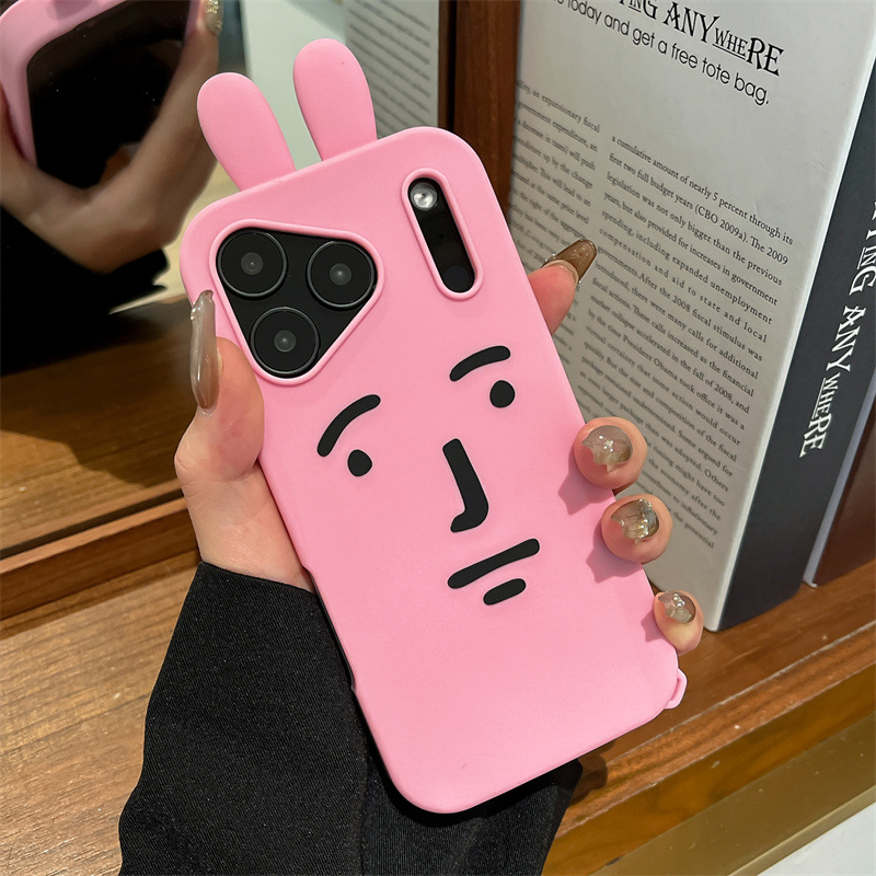 Kawaii 3D Funny Cartoon Pink E - đánh giá và giá Phone Cases Funny