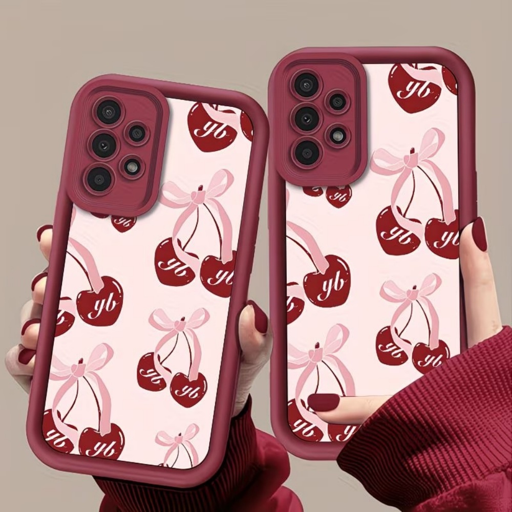 Hot Sale Cherry Bow Soft Anti- - đánh giá và giá Phone Cases Cherry