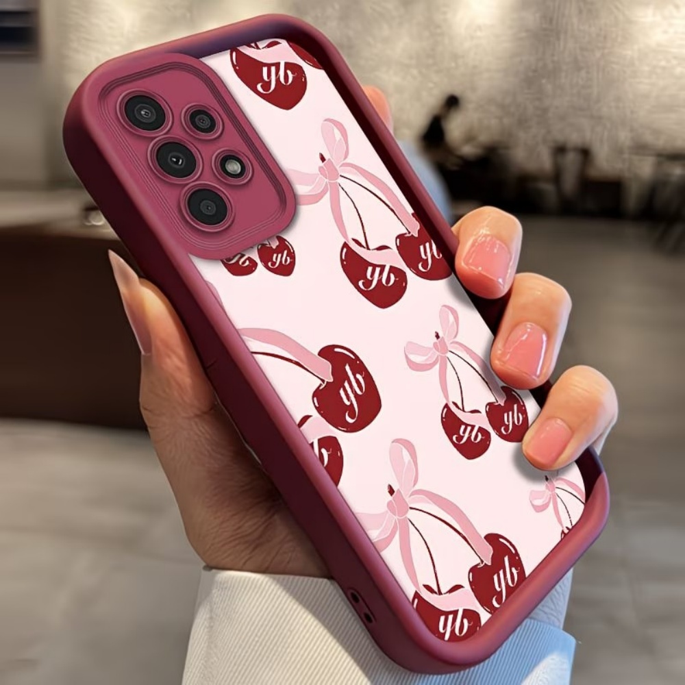 Hot Sale Cherry Bow Soft Anti- - đánh giá và giá Phone Cases Cherry