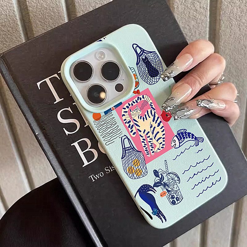 Cute Cherry Cat Print Phone Ca - đánh giá và giá Phone Cases Cherry
