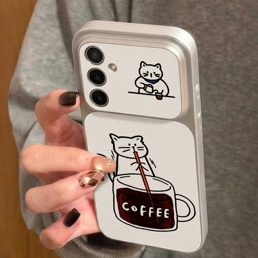 Coffee Cute Cat Phone Case For - đánh giá và giá Phone Cases Samsung