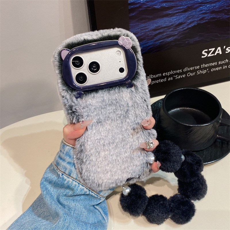 Luxury Solid Colors Furry Plus - đánh giá và giá Phone Cases For Iphone 16