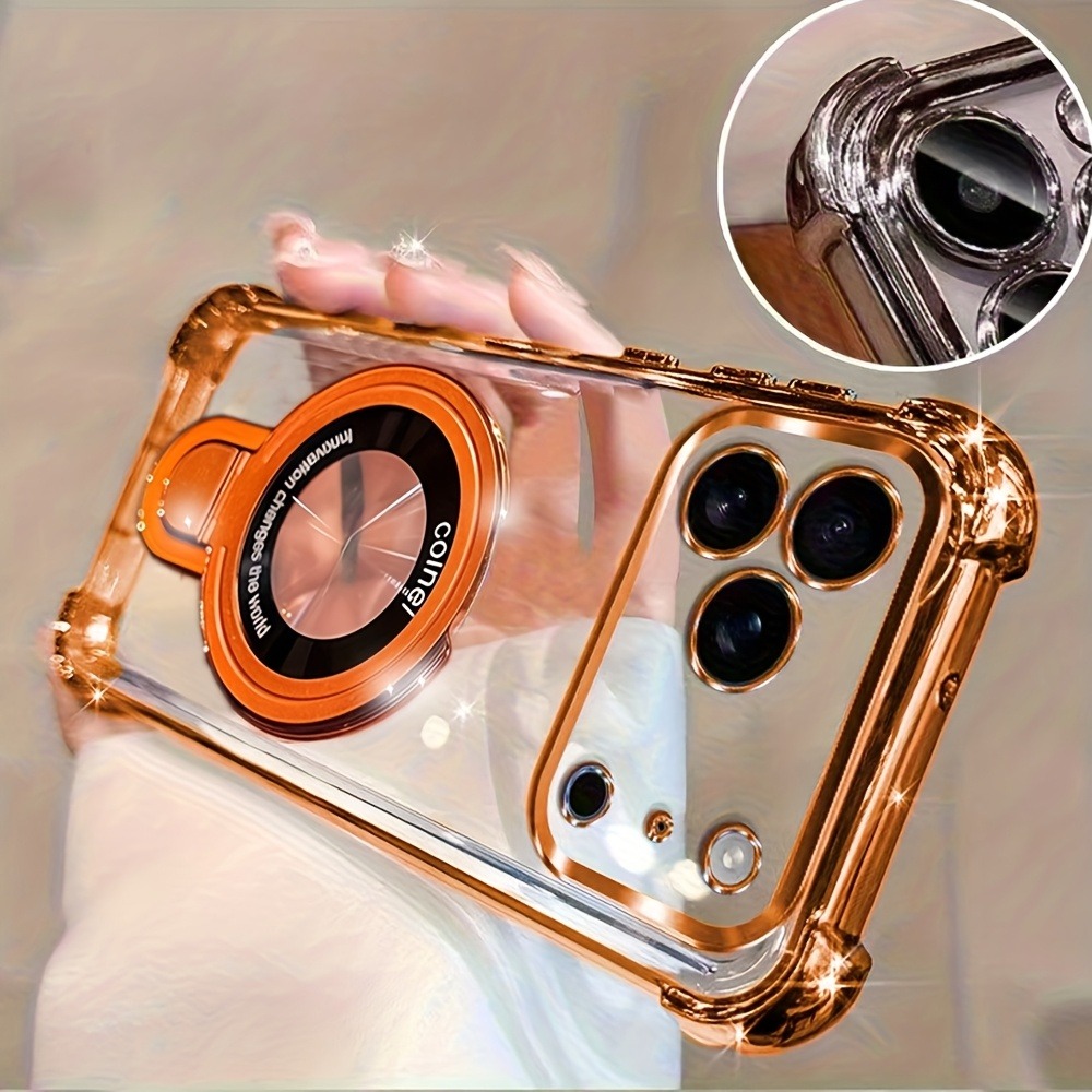 Luxury Plating Phone Case for  - đánh giá và giá Ring Stand Case
