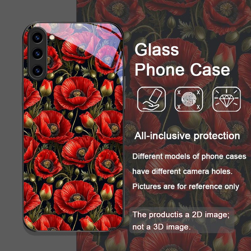Retro Poppy Flower Bloom Hot R - đánh giá và giá Phone Cases Samsung