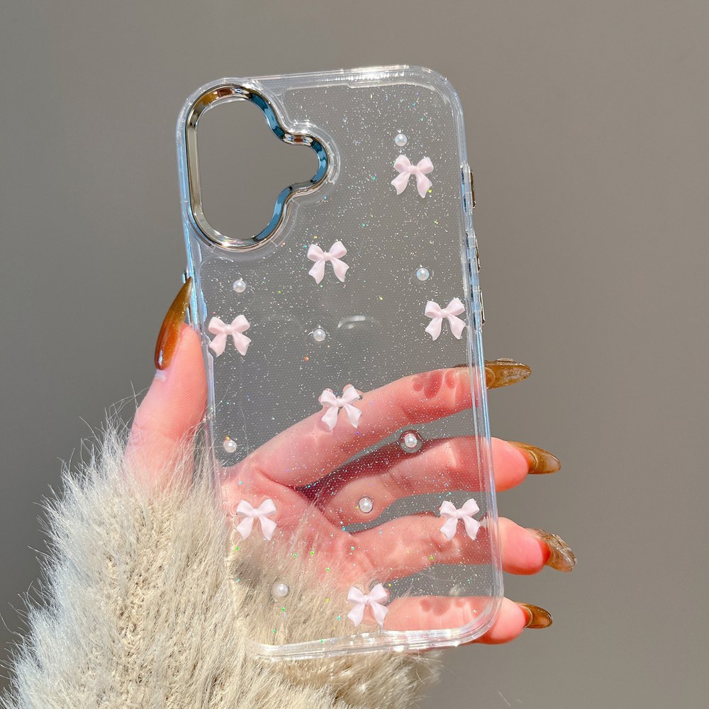 Korea Cute Pink Bow Beads Glit - đánh giá và giá Phone Cases Pinterest