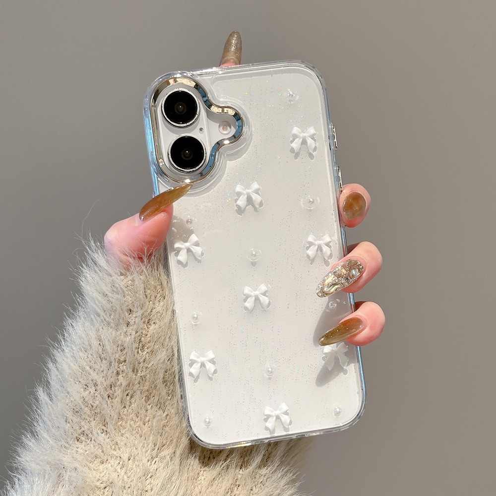 Korea Cute Pink Bow Beads Glit - đánh giá và giá Phone Cases Pinterest