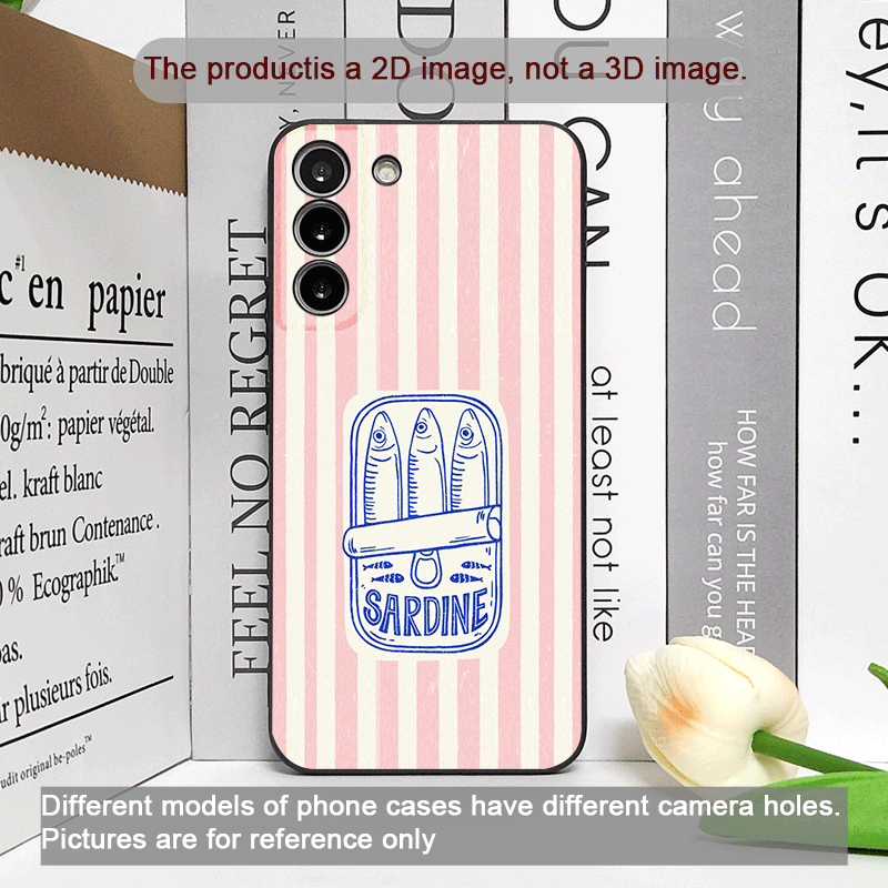 Cute Striped Pattern Sardines  - đánh giá và giá Phone Cases Funny