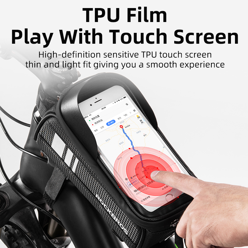 ROCKBROS Bicycle Bag 6.0 Inch  - đánh giá và giá Phone Cases Under $20