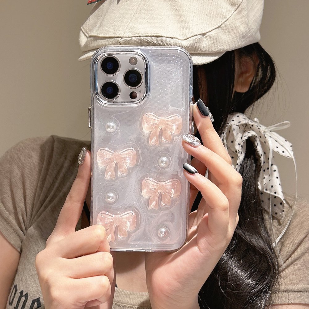 Korean Cute 3D Pink Bowknot Pe - đánh giá và giá Phone Cases Pinterest