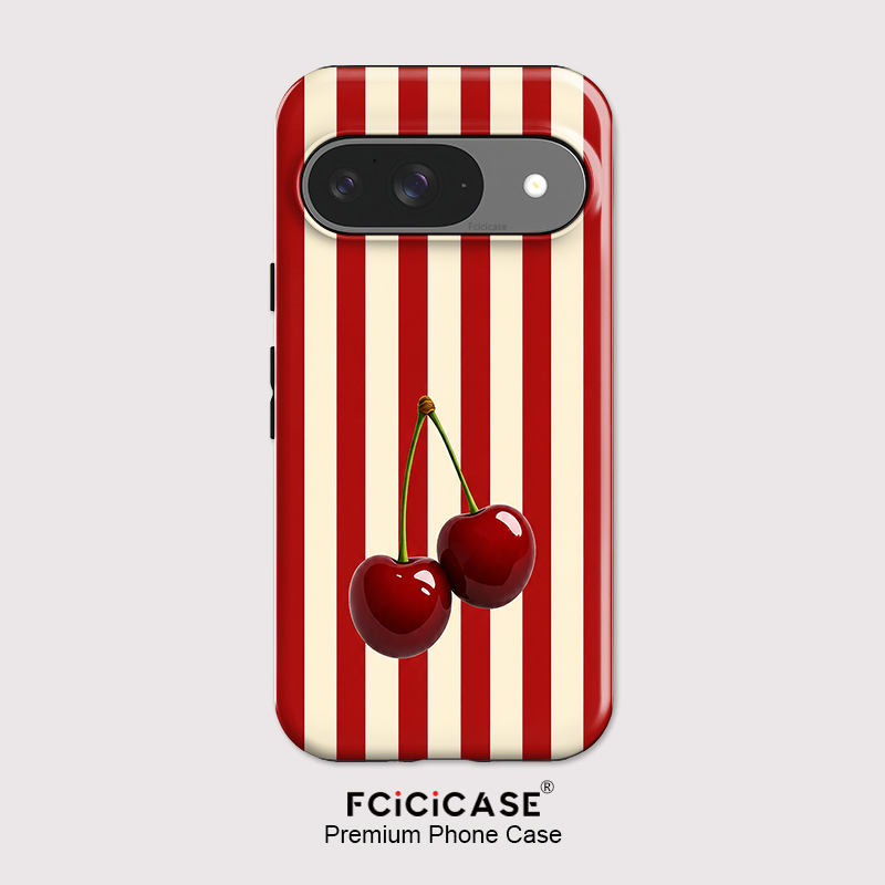 Fcicicase Cherry Stripe Patter - đánh giá và giá Phone Cases Cherry