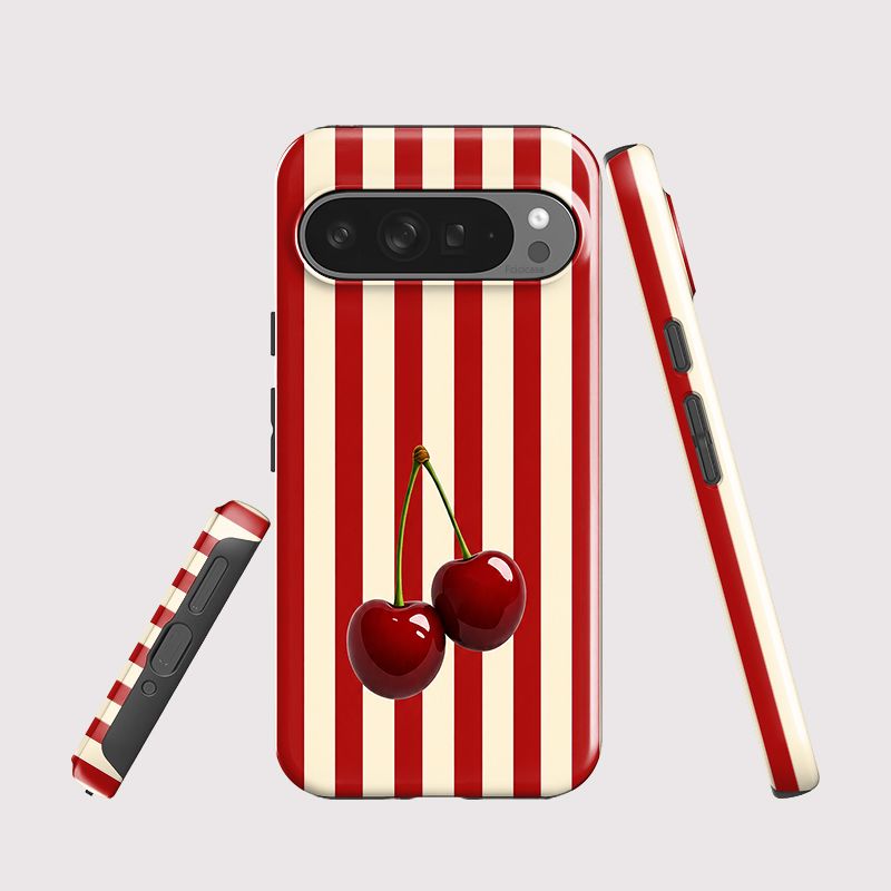 Fcicicase Cherry Stripe Patter - đánh giá và giá Phone Cases Cherry