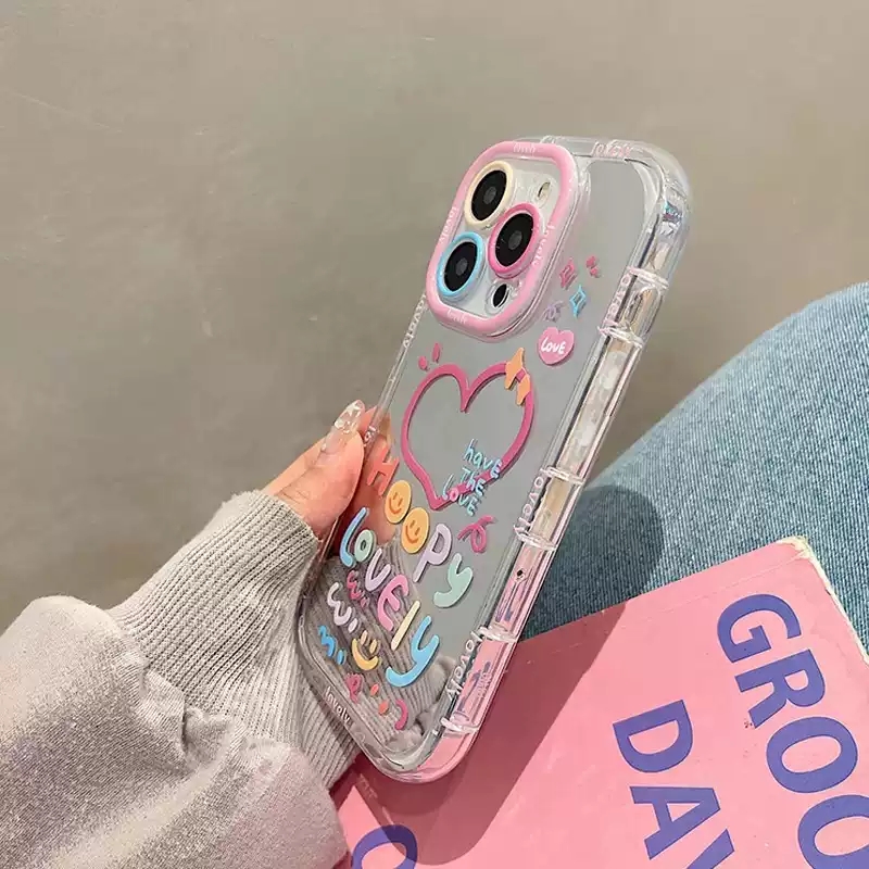 Cute Happy Lovely Heart Colorf - đánh giá và giá Phone Cases Pinterest