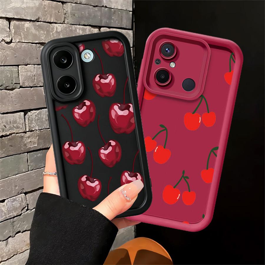 Cartoon Cherry Soft Phone Cove - đánh giá và giá Phone Cases Cherry