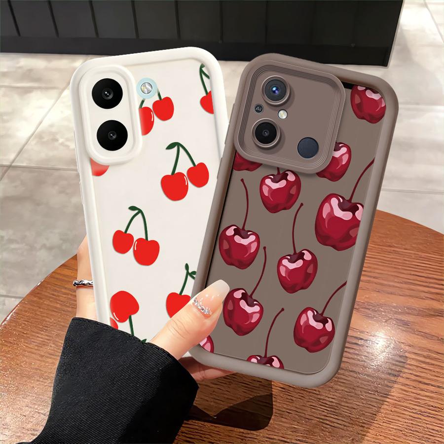 Cartoon Cherry Soft Phone Cove - đánh giá và giá Phone Cases Cherry