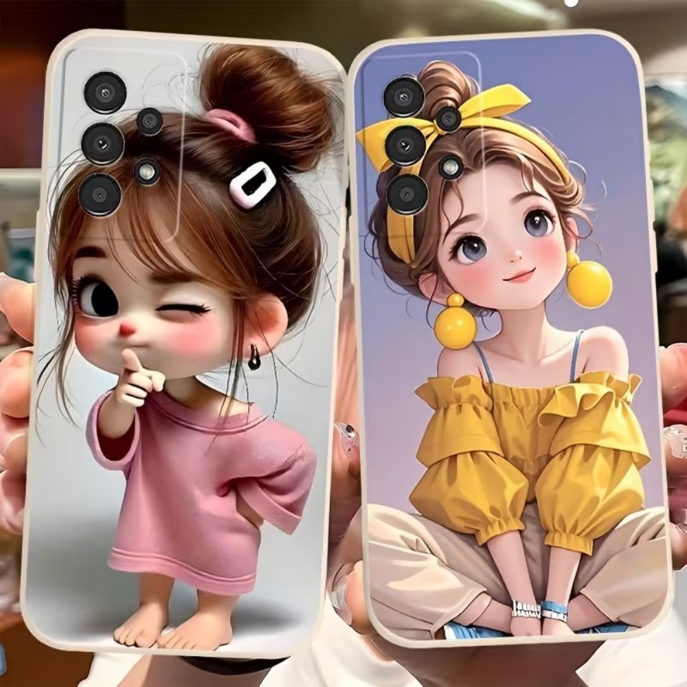 Cute Cartoon Girl Pattern Desi - đánh giá và giá Phone Cases Galaxy S26