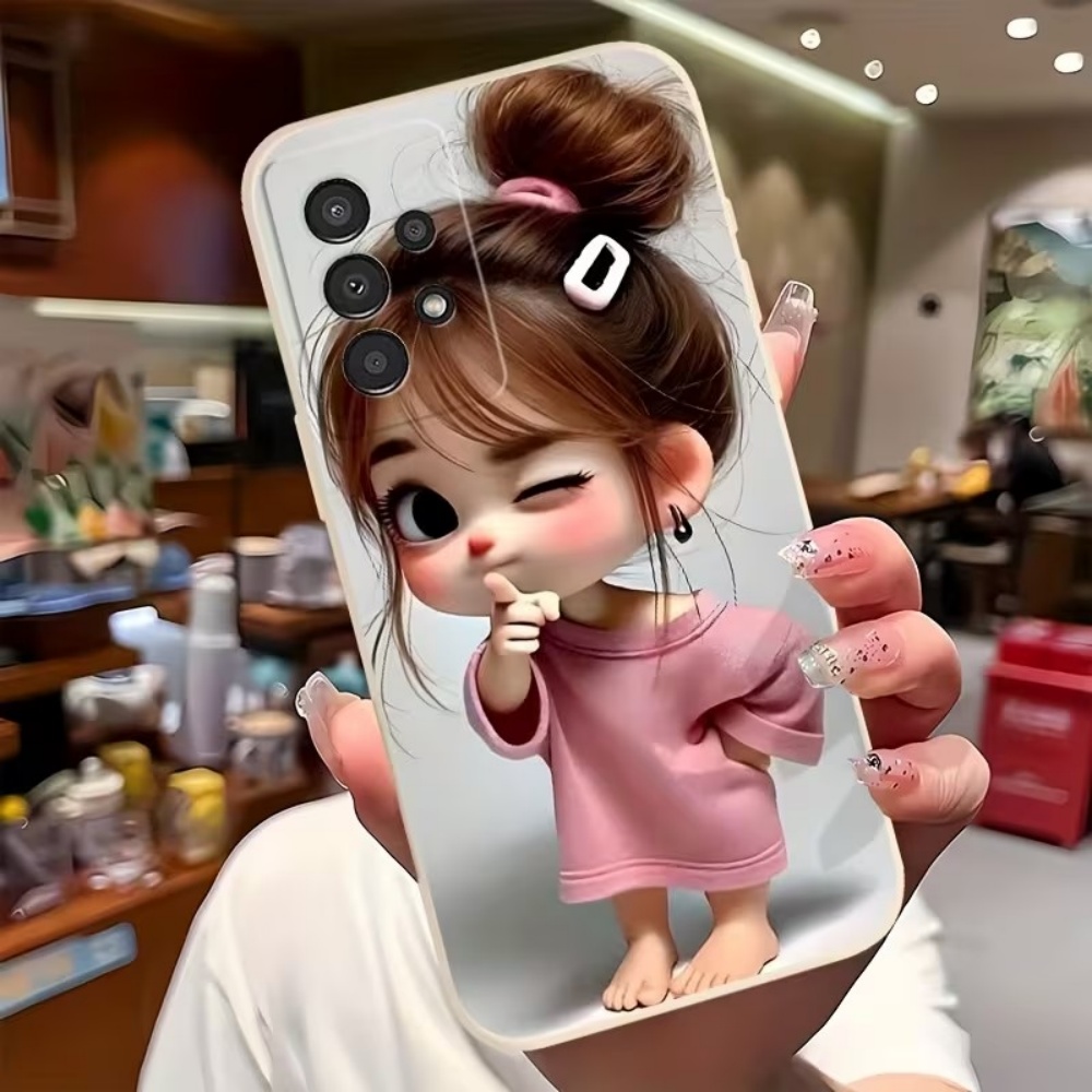 Cute Cartoon Girl Pattern Desi - đánh giá và giá Phone Cases Galaxy S26