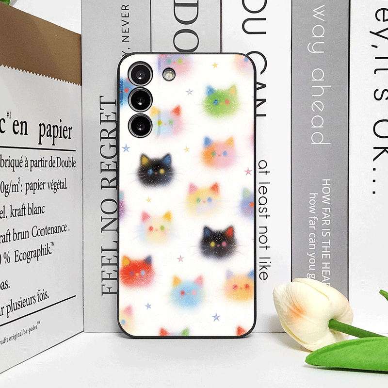 Funny Graffiti Colorful Cat He - đánh giá và giá Phone Cases Funny