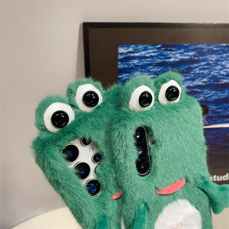 Plush Frog Phone Case, Cute Gr - đánh giá và giá Phone Cases Samsung